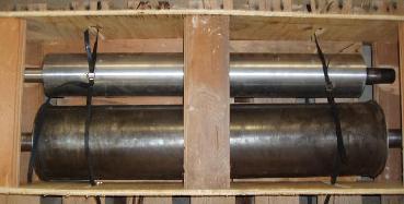 Royer Soil Shredder Head and Tail Pulleys